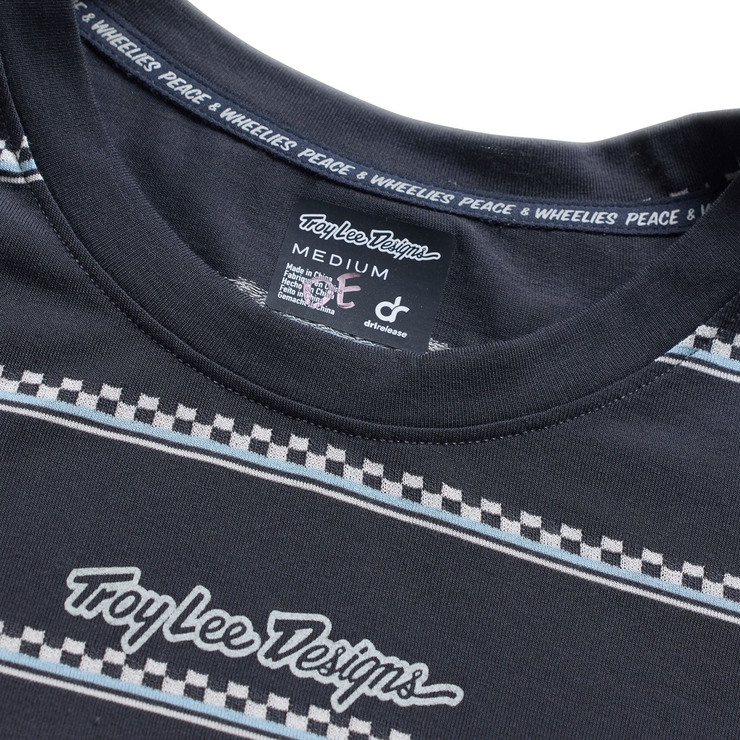 TROY LEE DESIGNS LILIUM RIDE CHECKED OUT Camisola de manga curta em carbono para mulher