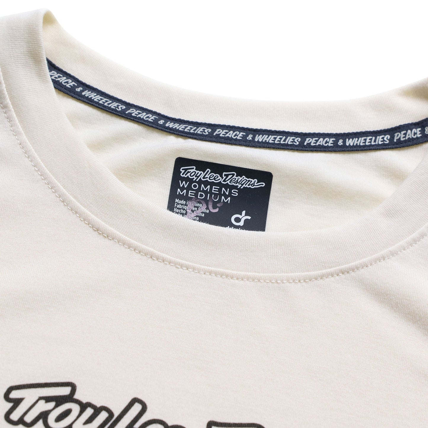 TROY LEE DESIGNS LILIUM RIDE SIGNATURE Camisola de manga curta para mulher Pumice