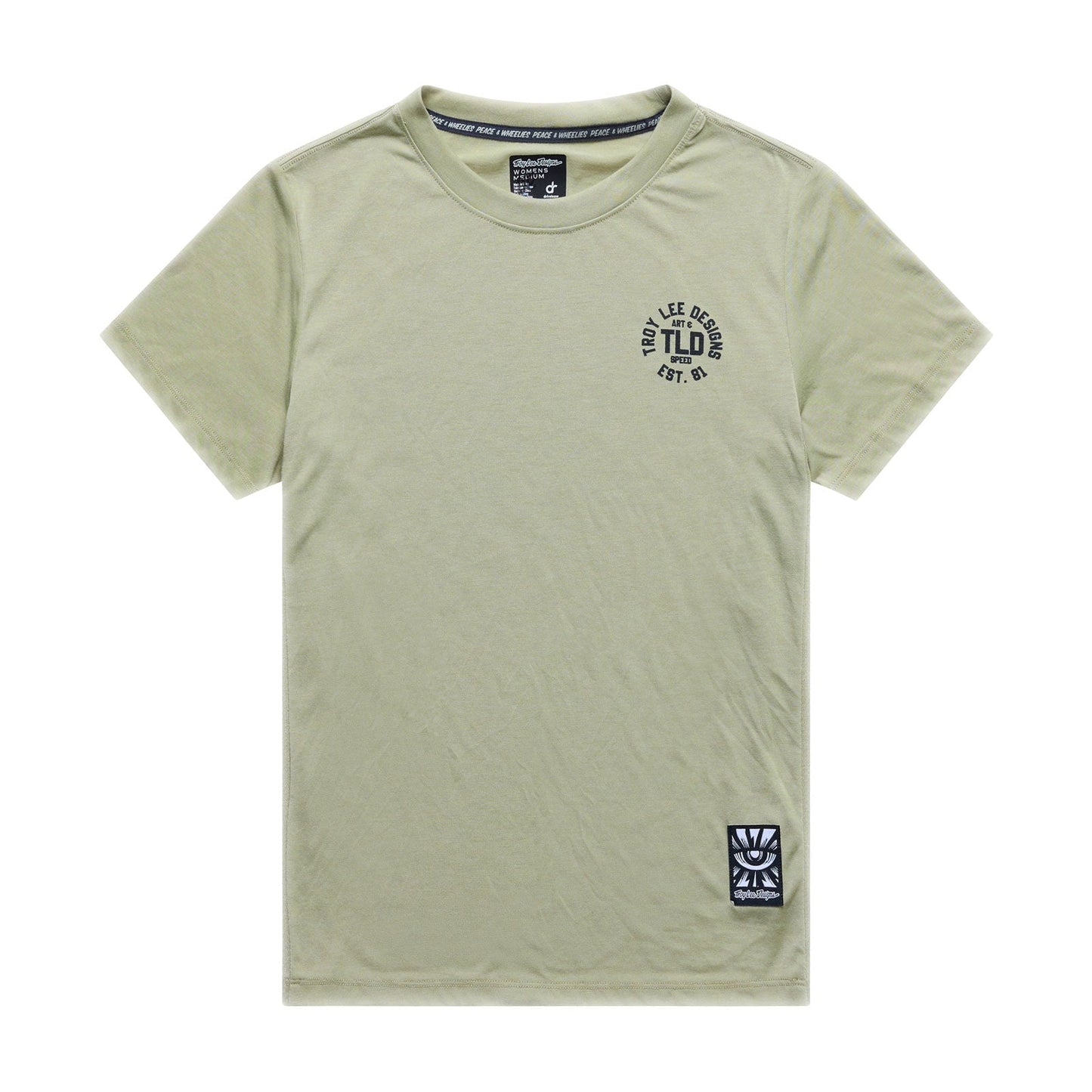 TROY LEE DESIGNS LILIUM RIDE STAMPS Camisola de manga curta para mulher Sage