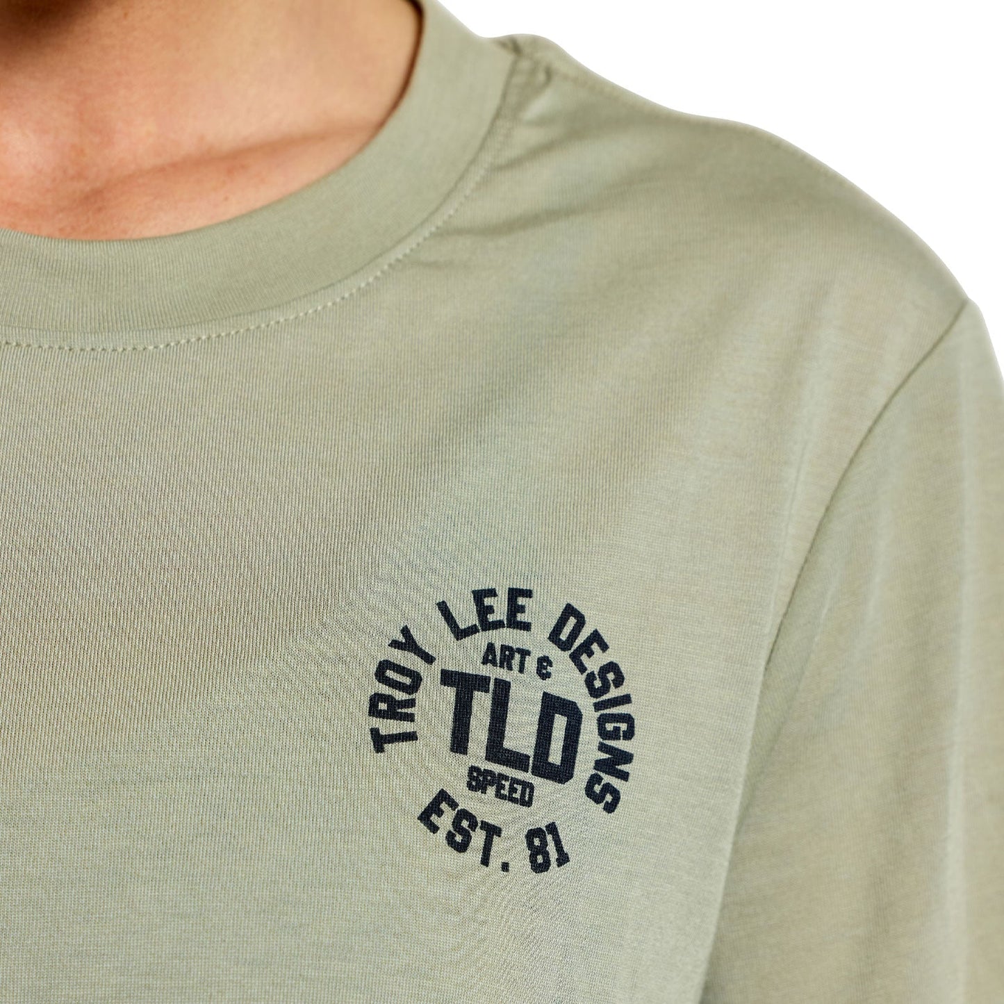 TROY LEE DESIGNS LILIUM RIDE STAMPS Camisola de manga curta para mulher Sage