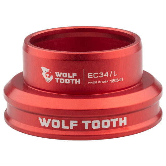 Caixa de direção baixa para conjunto de direção externo WOLF TOOTH PERFORMANCE 1"1/8 EC34 Vermelho