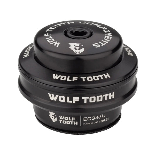 Copo alto para auscultadores externos WOLF TOOTH PREMIUM 1"1/8 EC34 Stack 16 mm Preto