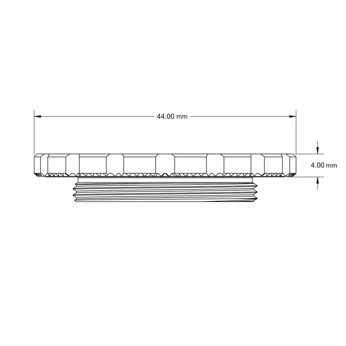 Porca Centerlock externa WOLF TOOTH Prateada