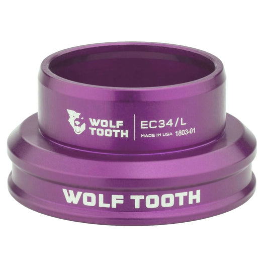 Caixa de direção baixa para conjunto de direção externo WOLF TOOTH PERFORMANCE 1"1/8 EC34 Roxo