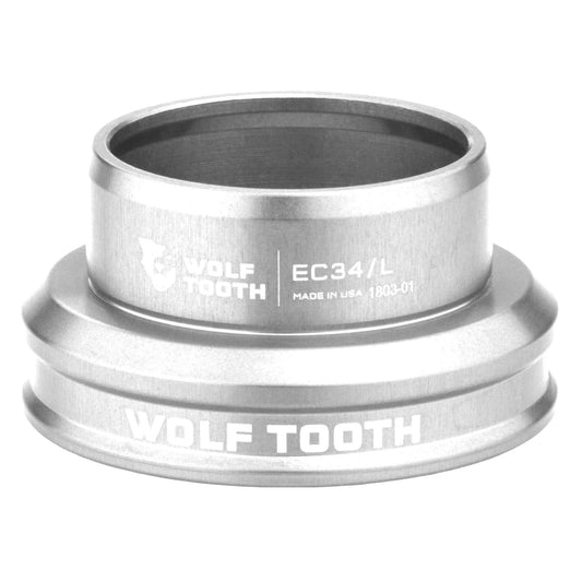 Caixa de direção baixa para conjunto de direção externo WOLF TOOTH PERFORMANCE 1"1/8 EC34 Prateado
