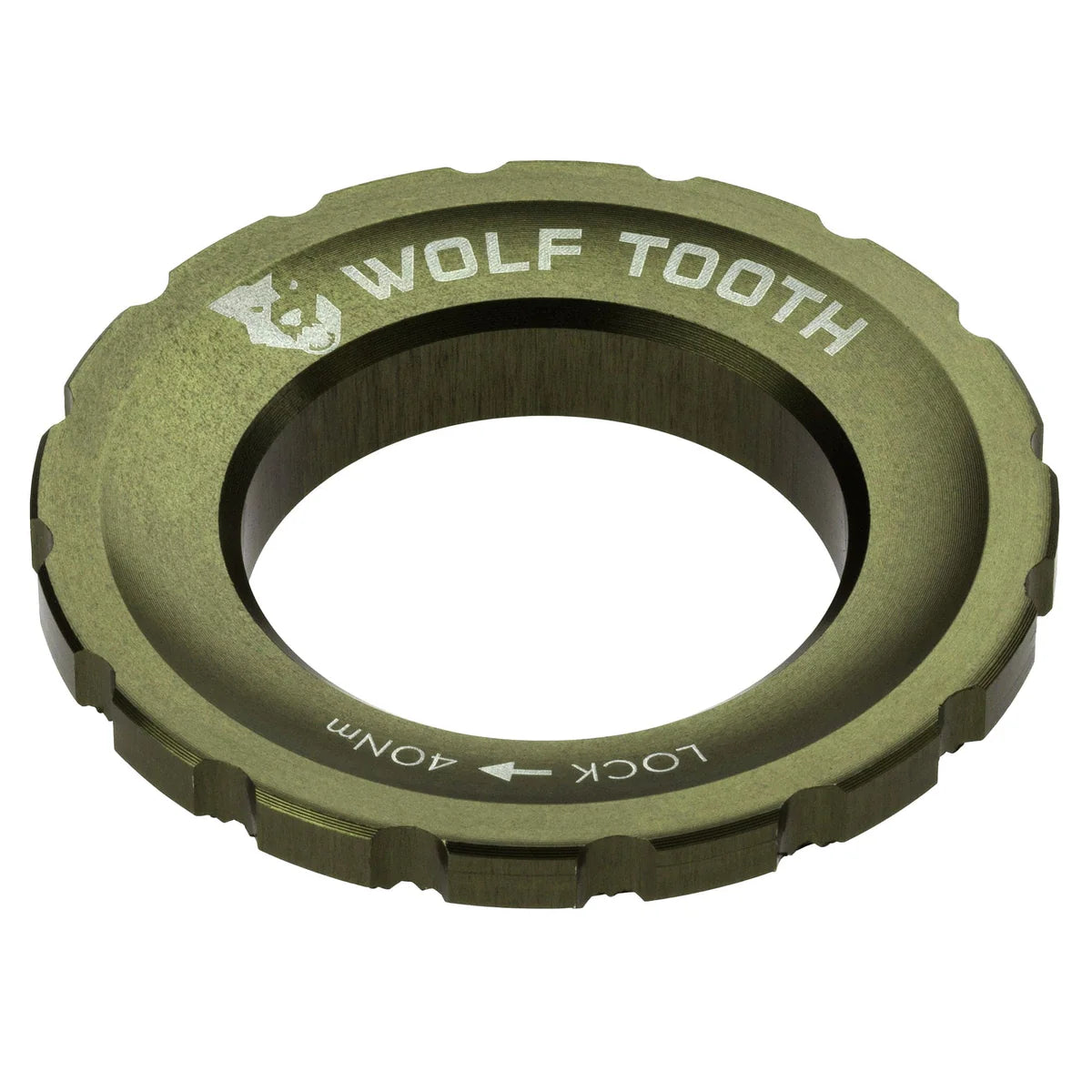 Porca Centerlock externa WOLF TOOTH Olive