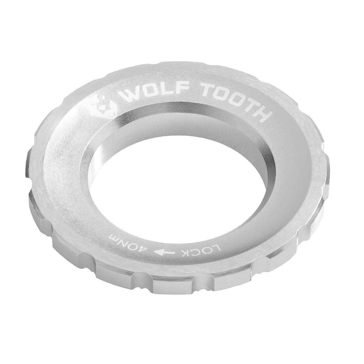 Porca Centerlock externa WOLF TOOTH Prateada