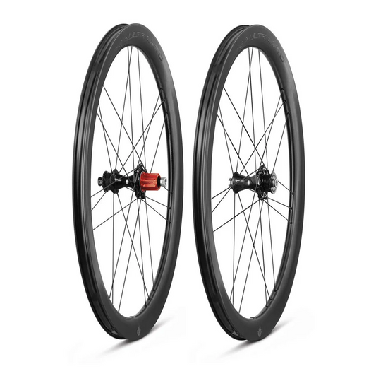 Par de rodas cromadas CAMPAGNOLO BORA ULTRA WTO 45 C23 DISC Tubeless Ready (Center Lock)