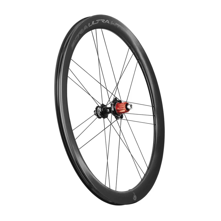 Par de rodas cromadas CAMPAGNOLO BORA ULTRA WTO 45 C23 DISC Tubeless Ready (Center Lock)