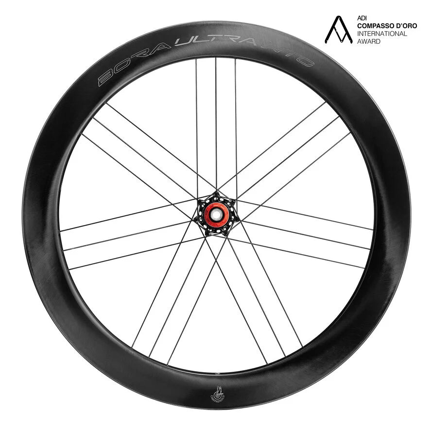 Par de rodas cromadas CAMPAGNOLO BORA ULTRA WTO 60 C23 DISC Tubeless Ready (Center Lock)