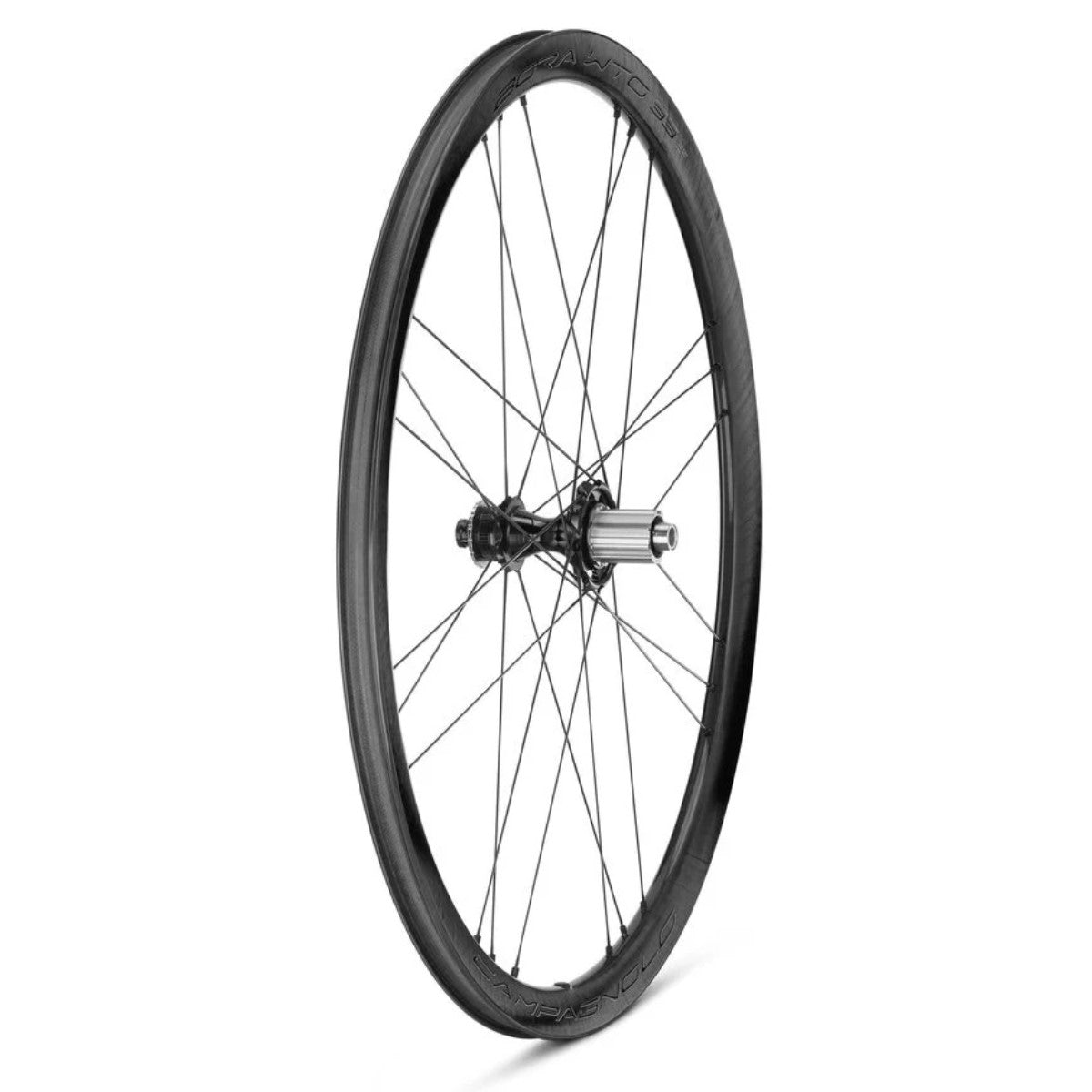 CAMPAGNOLO BORA WTO 33 DISC DARK LABEL roda traseira para pneus (Center Lock)