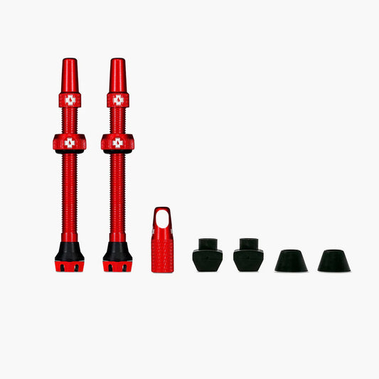 Válvulas sem câmara de ar V2 MUC-OFF Vermelho