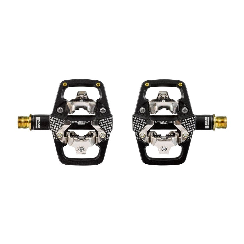 Pedais LOOK X-TRACK EN-RAGE PLUS Titanium SPD pretos