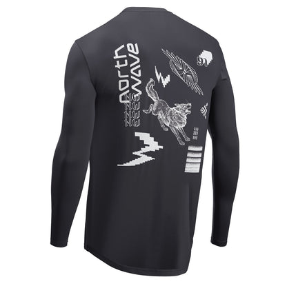 Maillot NORTHWAVE XTRAIL Mangas Compridas Preto