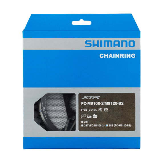 Pedaleira SHIMANO XTR 38T para FC-M9120-B2