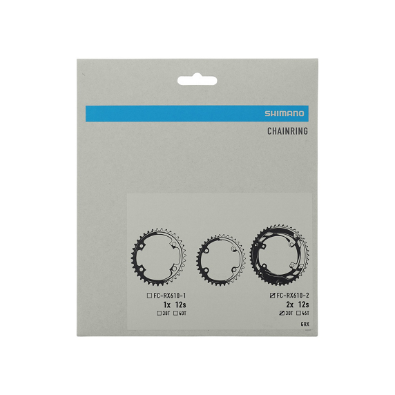 12V SHIMANO GRX RX610 80mm Coroa interior