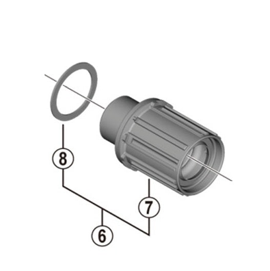 SHIMANO FH-MT400B Tipo de corpo da roda livre Shimano HG