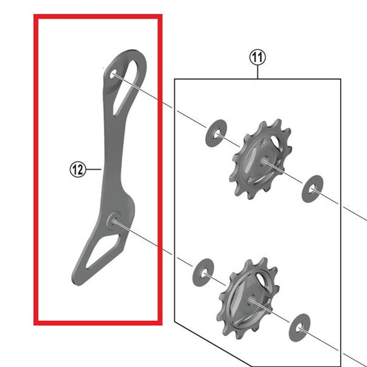 Pinça interna SHIMANO RD-R9250