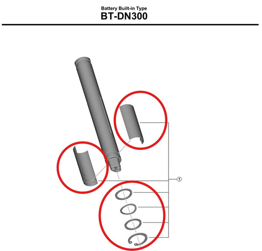 Adaptador de bateria SHIMANO BT-DN300