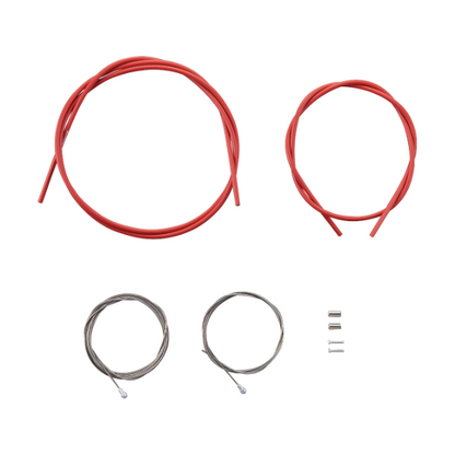 Kit de Cabos e Bainhas de Travão SHIMANO PTFE Vermelho