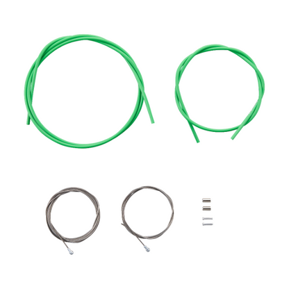 Kit de Cabos e Bainhas de Travão SHIMANO PTFE Verde