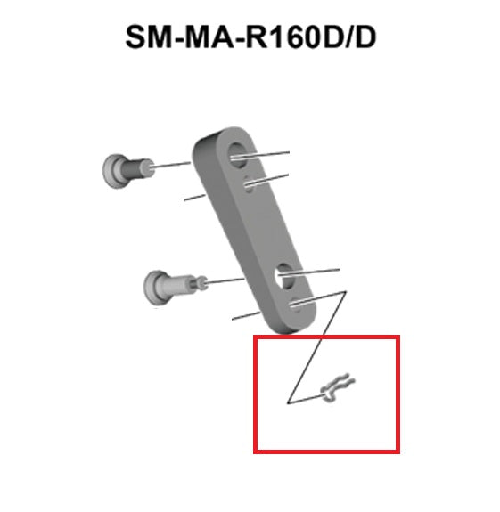 Anel de segurança SHIMANO para adaptador de montagem plana