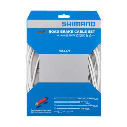 Kit de Cabos e Bainhas de Travão SHIMANO DURA-ACE 9000 Branco