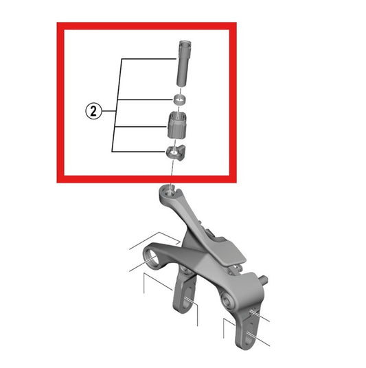Parafuso de tensão do cabo SHIMANO BR-R7000/7010