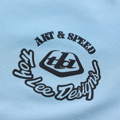 Maillot TROY LEE DESIGNS RUCKUS RIDE CARBS Junior Mangas Compridas Azul