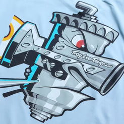TROY LEE DESIGNS RUCKUS RIDE CARBS Camisola de manga comprida para juniores Azul
