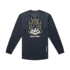 TROY LEE DESIGNS RUCKUS RIDE PRESSED Camisola de manga comprida para júnior Preto