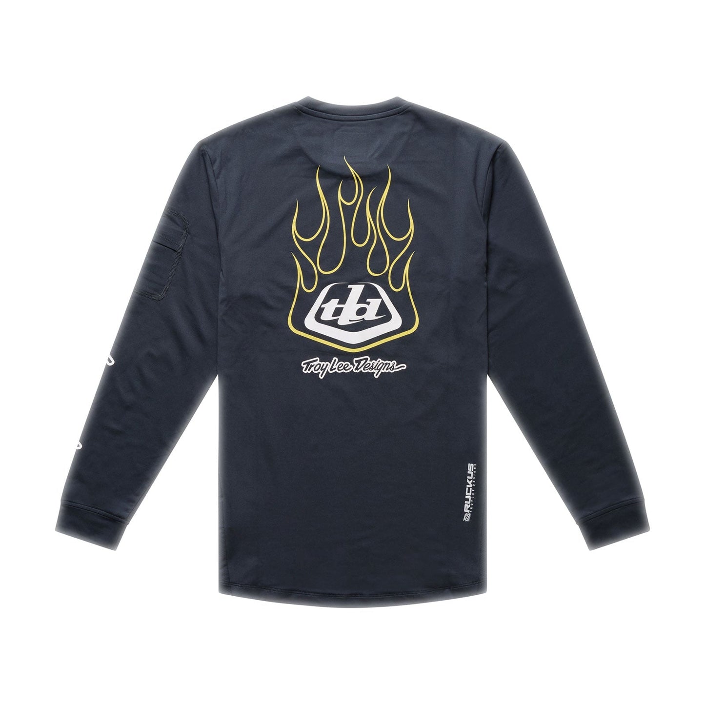 TROY LEE DESIGNS RUCKUS RIDE PRESSED Camisola de manga comprida para júnior Preto