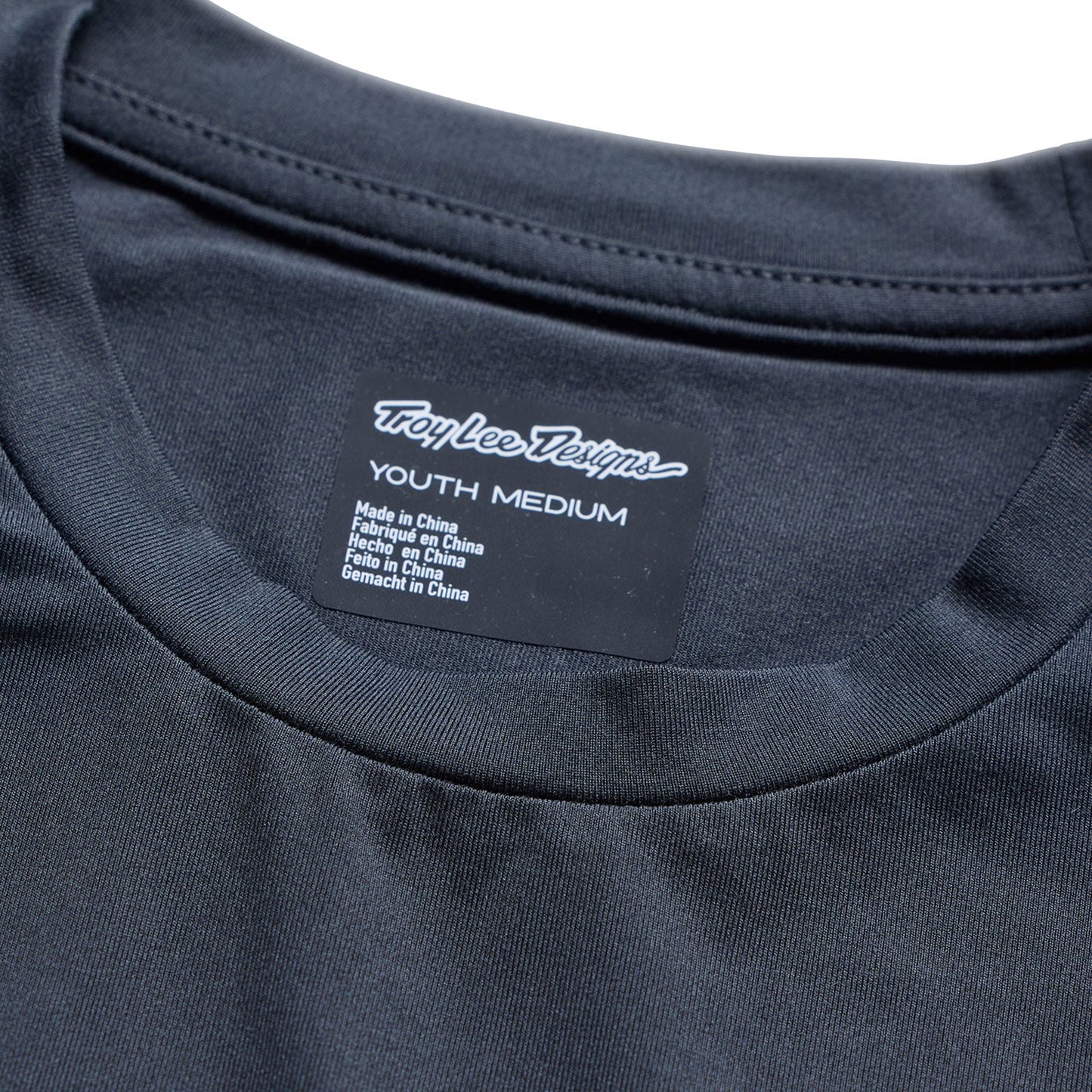 TROY LEE DESIGNS RUCKUS RIDE PRESSED Camisola de manga comprida para júnior Preto