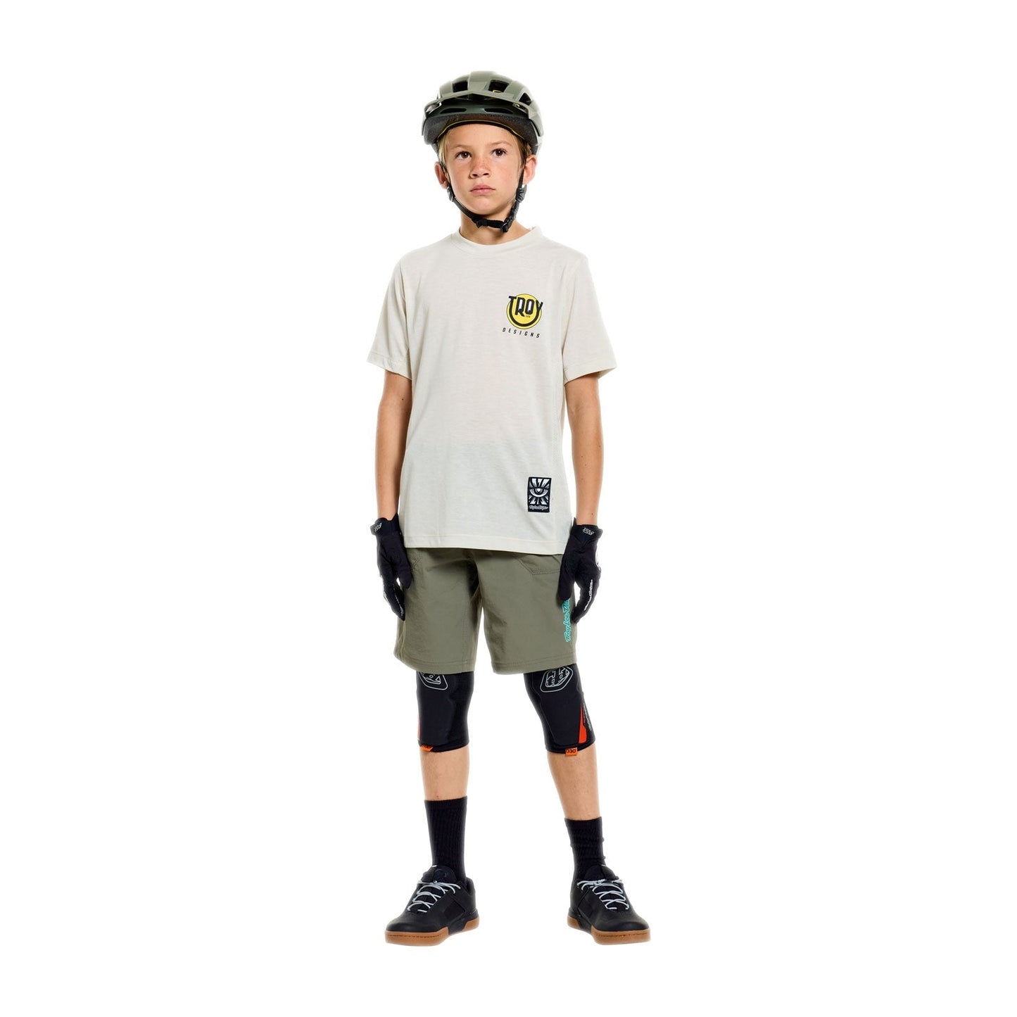 TROY LEE DESIGNS YOUTH SKYLINE TRAIL MONO Junior Calções caqui