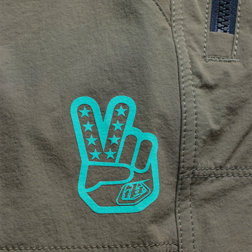 TROY LEE DESIGNS YOUTH SKYLINE TRAIL MONO Junior Calções caqui