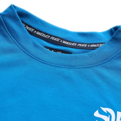 Camisola TROY LEE DESIGNS SKYLINE RIDE ONE EYE AERO Junior Mangas Curtas Azul