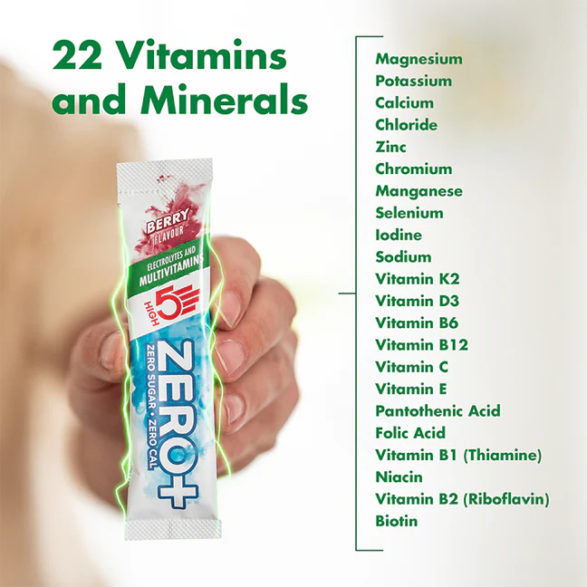HIGH 5 ZERO+ Multivitamínico HYDRATING STICK (7g ) Frutos Vermelhos