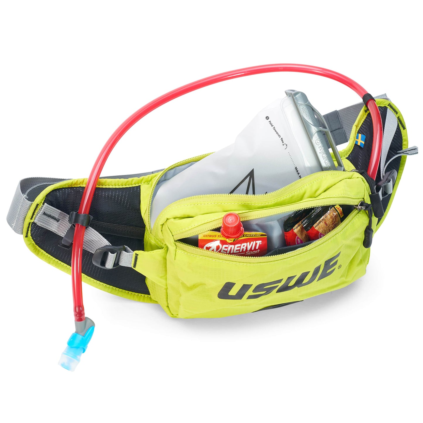 Mochila tipo bolsa de cintura USWE ZULO 2 L Amarela