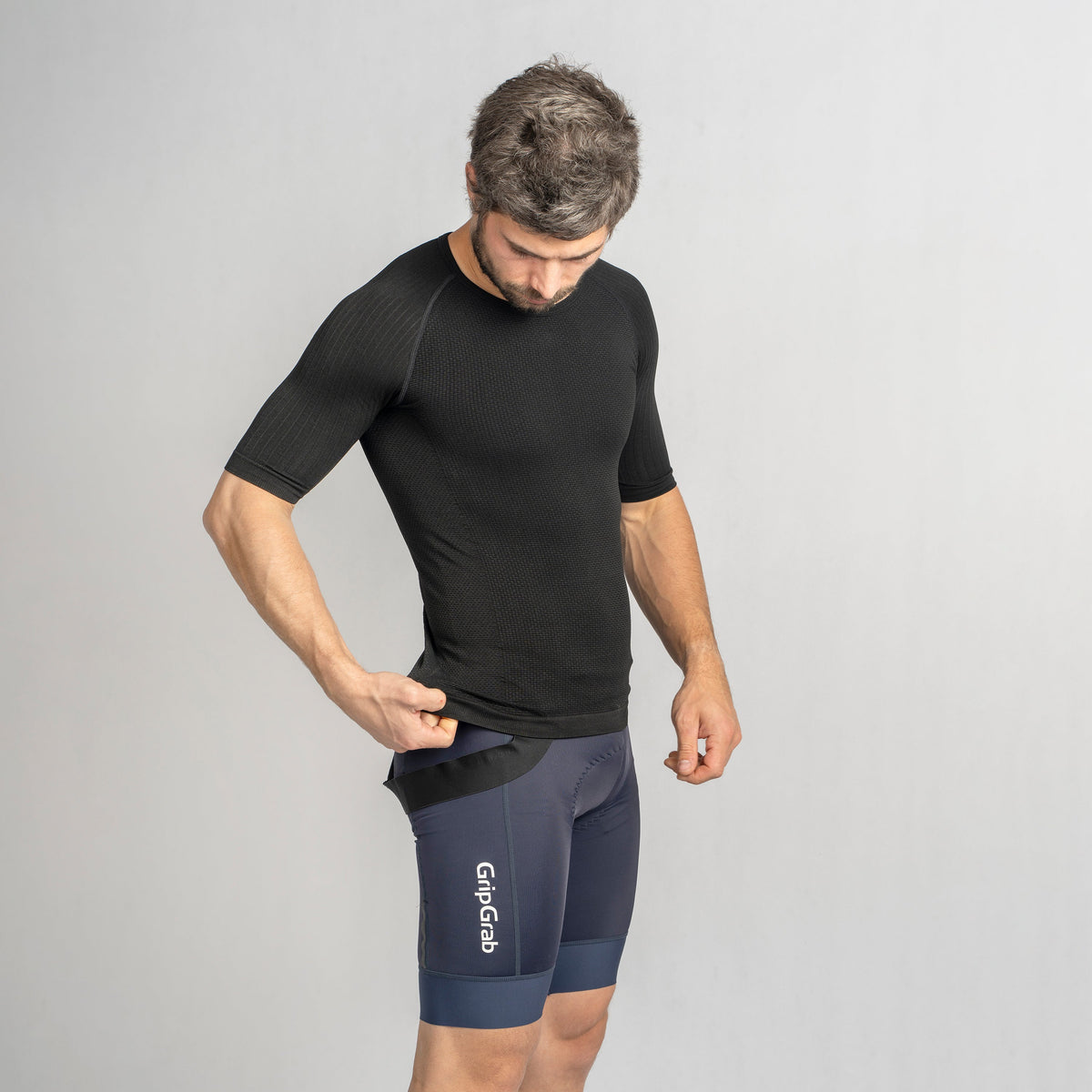 Sous-Vêtement Manches Courtes GRIPGRAB PACR SPRING AUTUMN SEAMLESS Noir