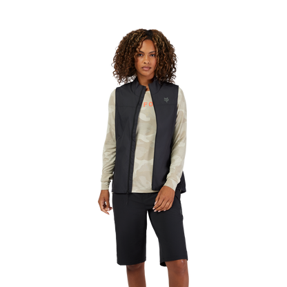 Colete FOX RANGER WIND para mulher preto 2026 - vista 3