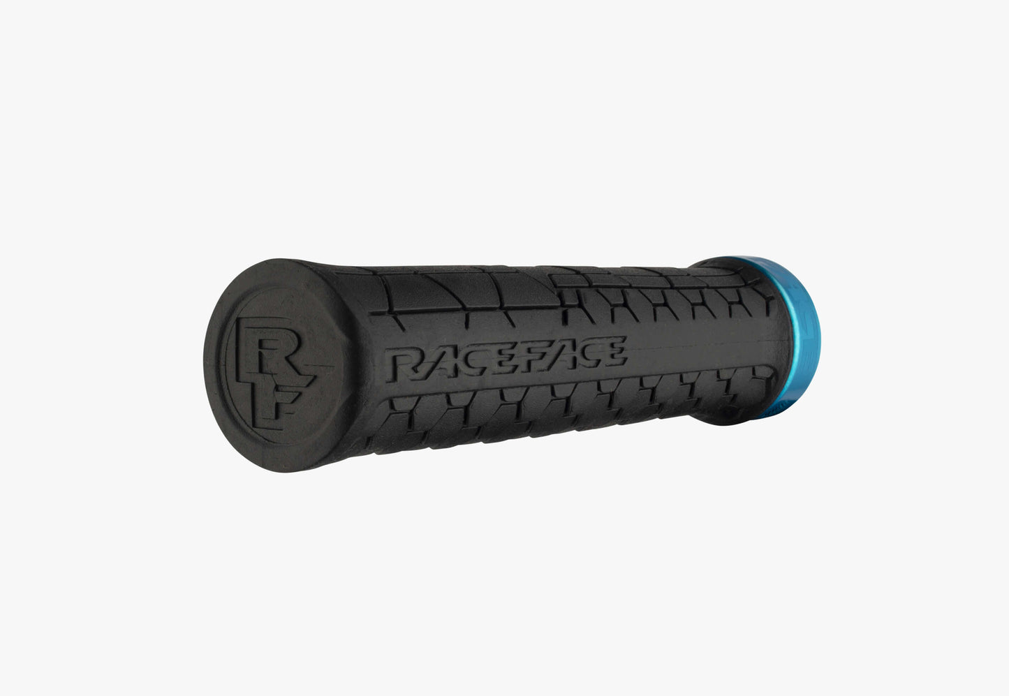 Punhos RACE FACE GETTA Lock-On 135mm Preto/Turquesa
