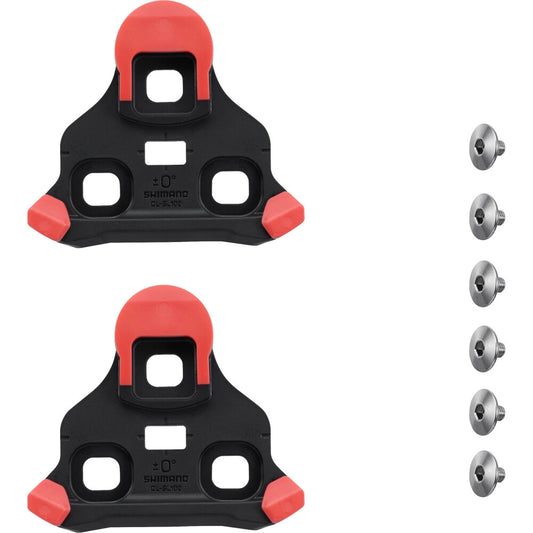 Kit Calços SHIMANO SPD-SLR Vermelho 0° CL-SL100