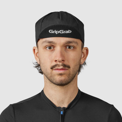 Boné de ciclismo GRIPGRAB CLASSIC COTTON preto