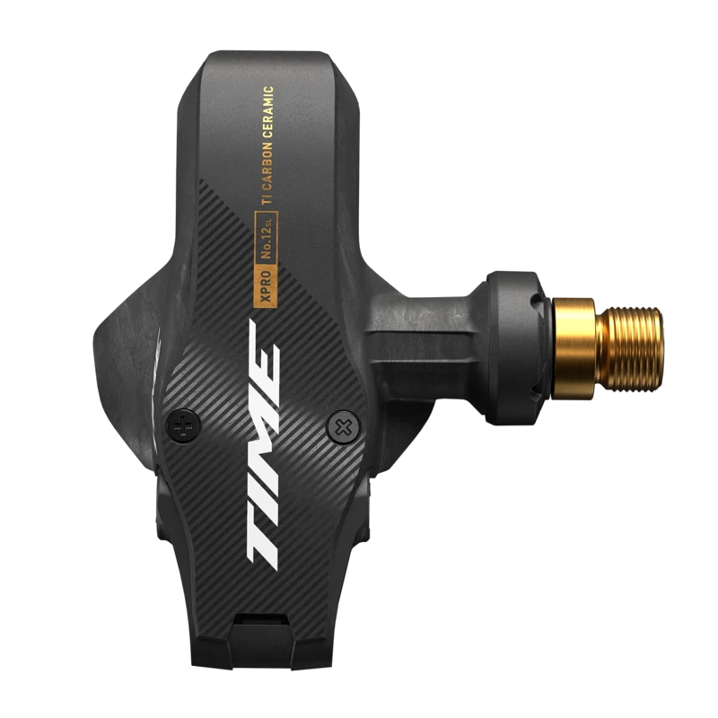 Pedais TIME X PRO 12 SL Q-Fator 57 Carbono/Titânio Ouro