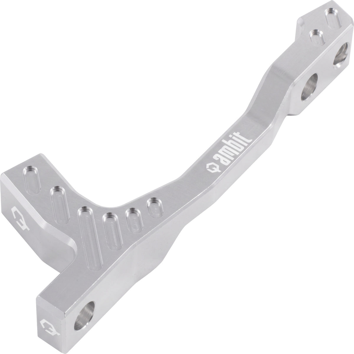 Adaptador de Pinça Dianteira / Traseira PM/PM AMBIT +20 mm (140-160 mm) Prateado