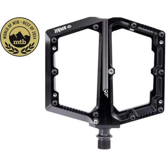 Pedais planos AMBIT Edition HAXN HOITA Grande Preto