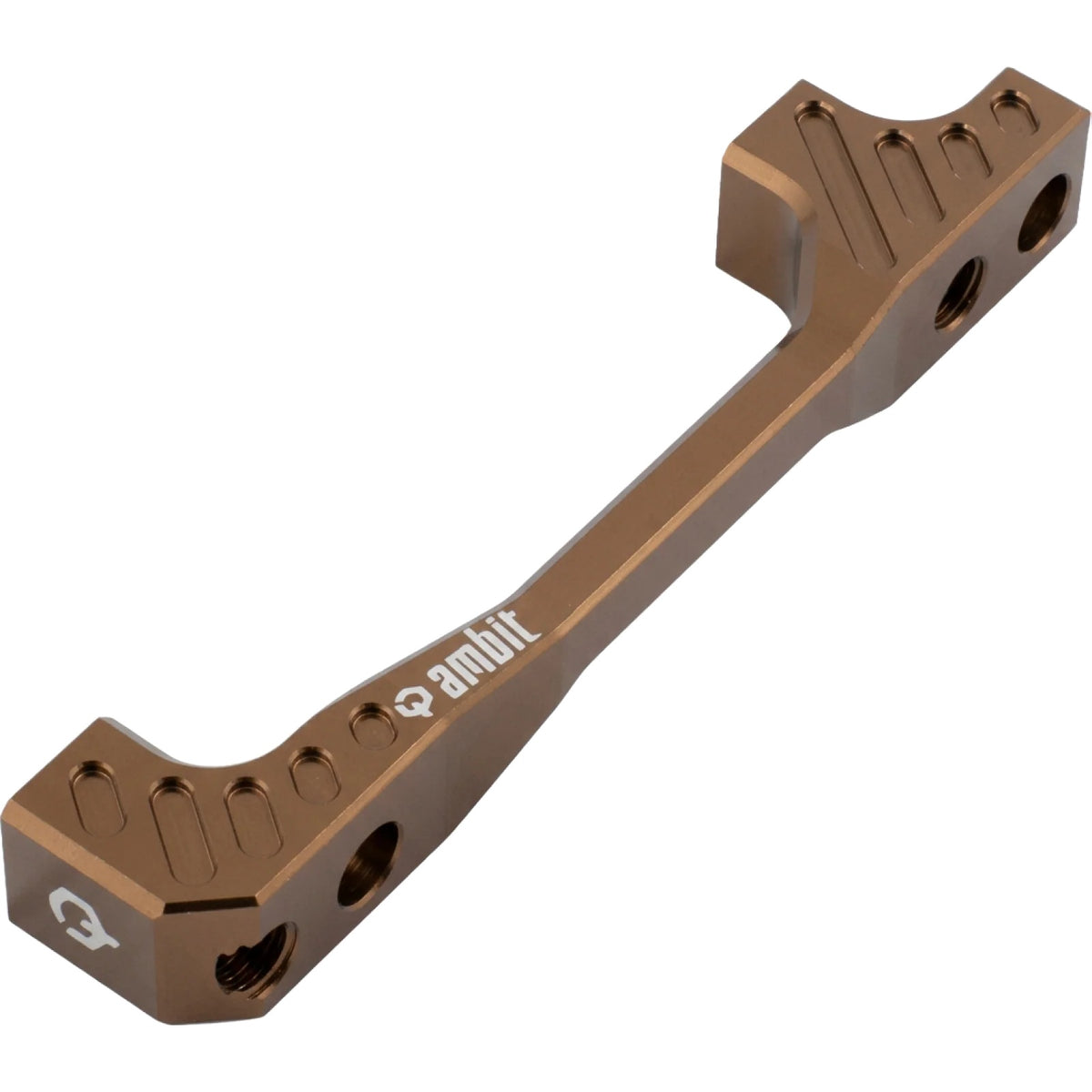 Adaptador de pinça de travão dianteira/traseira PM/PM AMBIT +40 mm castanho