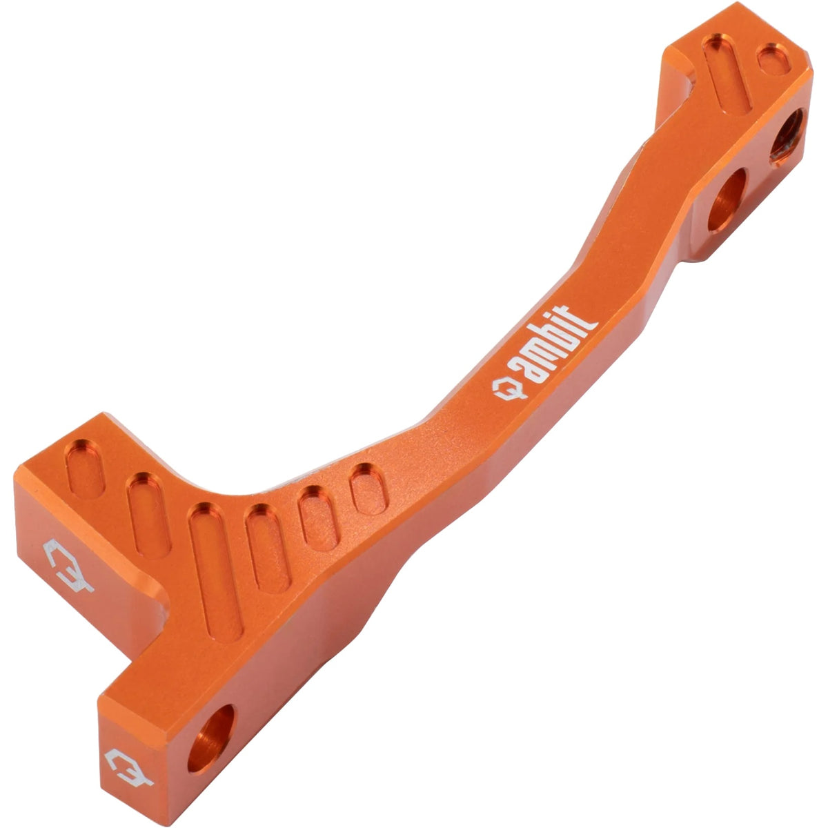 Adaptador de pinça de travão dianteira/traseira PM/PM AMBIT +20 mm (180–200 mm) laranja