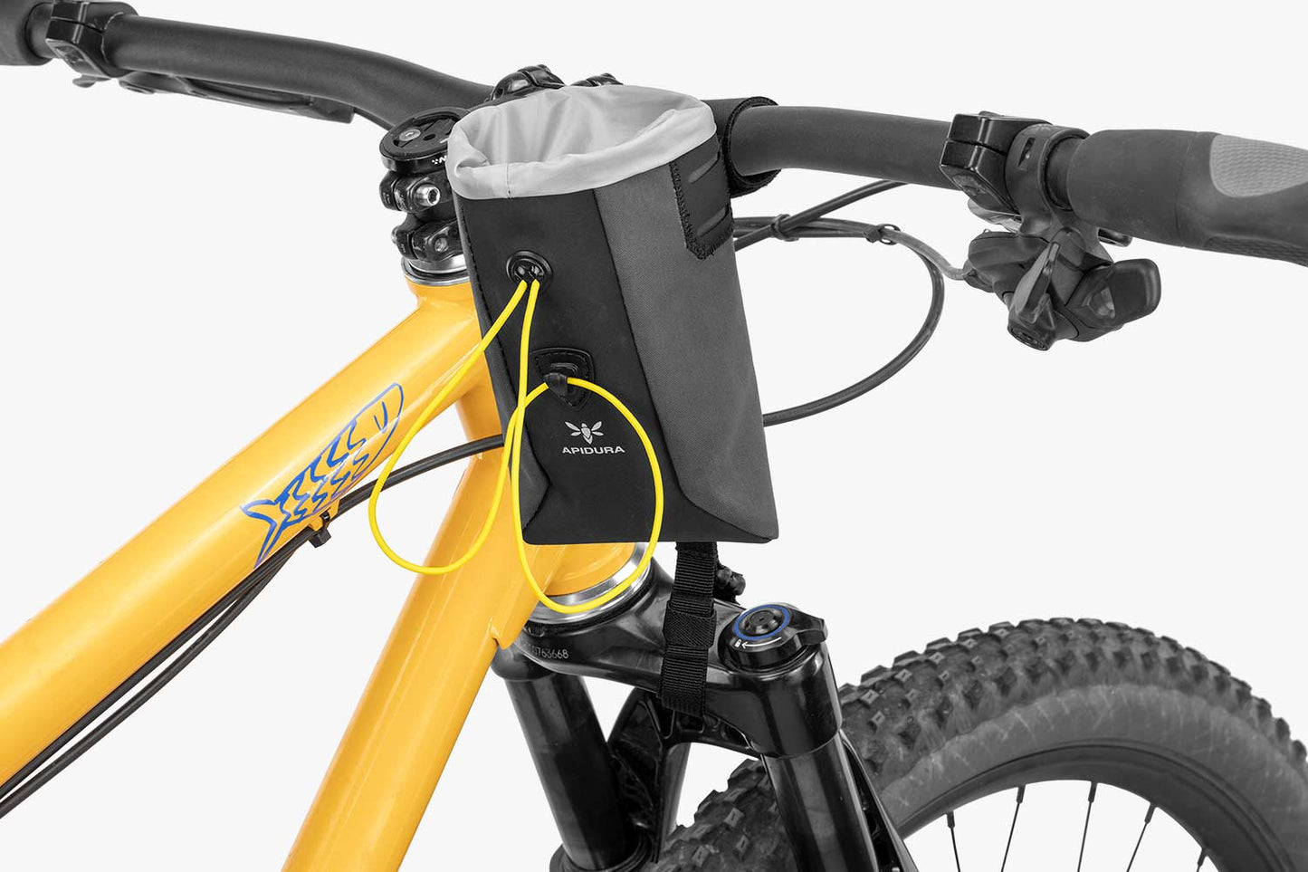 Saco de guiador APIDURA BACKCOUNTRY FOOD POUCH 0,8 L Preto Cinzento