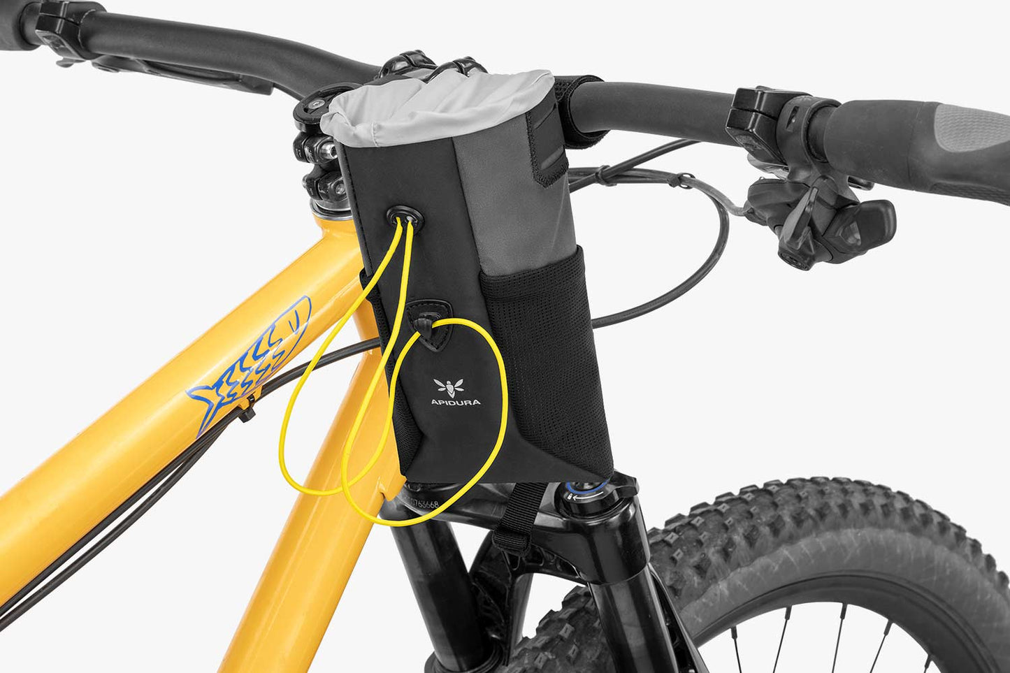 Bolsa de guiador APIDURA BACKCOUNTRY FOOD POUCH PLUS 1,2 L Preto Cinzento